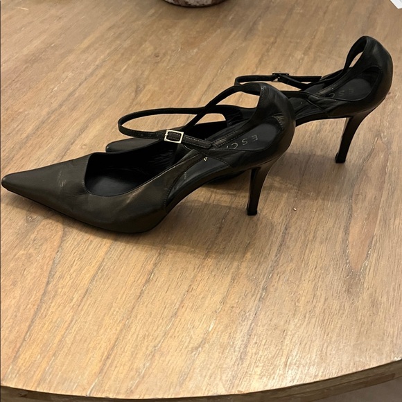 Escada Vintage Black Shoes Size 38.5 main image 1
